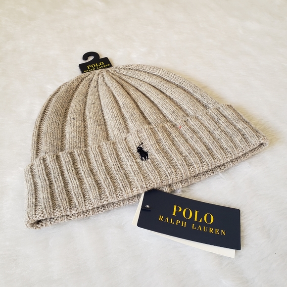 Polo Ralph Lauren Unisex Merino Cuffed Beanie Hat - Picture 3 of 10